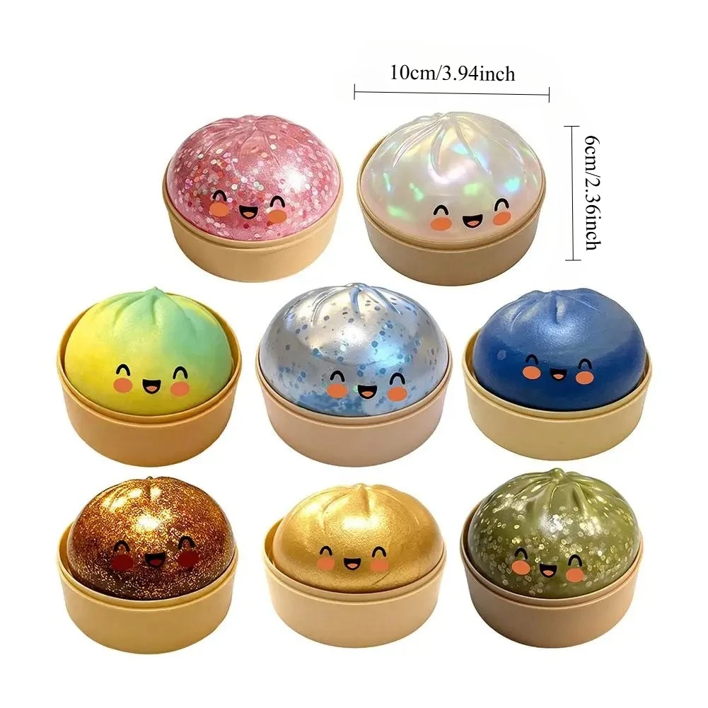 bolas-anti-stress-glitter-dumpling-squishes-2026-brinquedo-viral-de-simulacao-de-pao-cozido-a-vapor-colorido-para-alivio-da-ansiedade