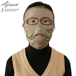 Genuine Electromagnetic radiation protective 100% silver fiber fabric face mask Computer, Mobile phone EMF shielding face mask