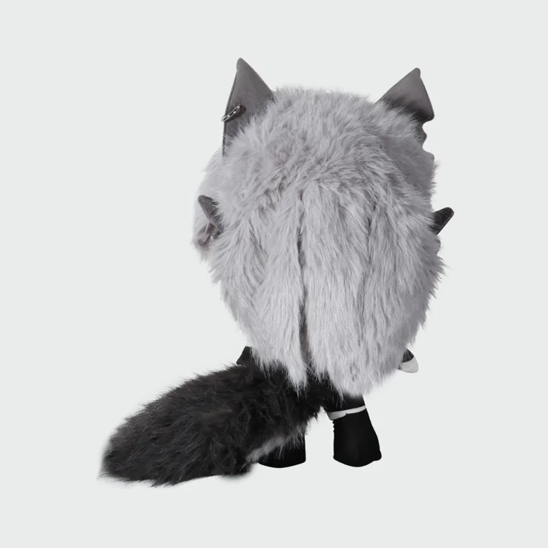 45cm Loonie Helluva Boss Plushies dibujos animados Anime Kawaii muñeca suave cojín relleno Animal cómodo decoración de la habitación juguete para regalo