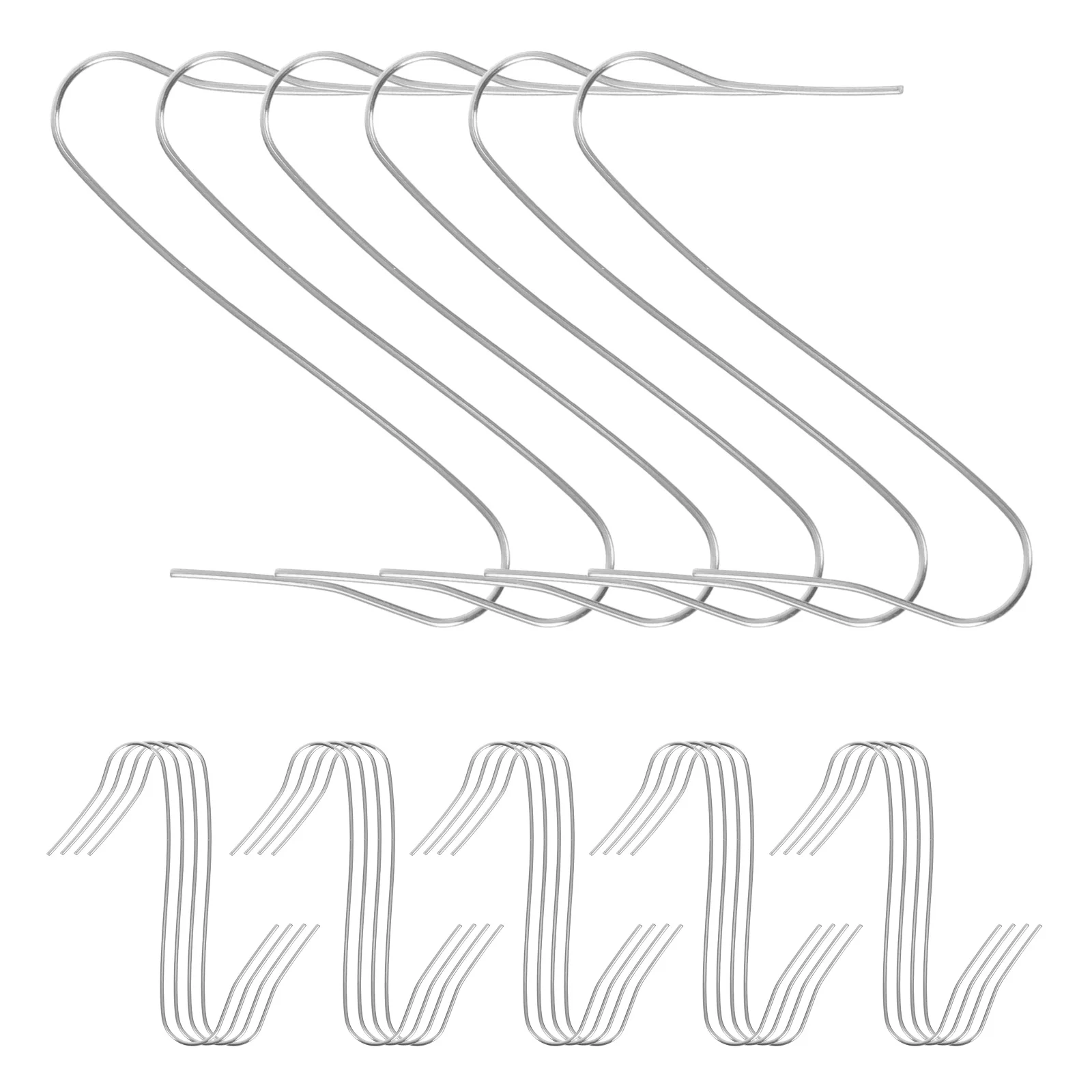 

100pcs Christmas Tree S Iron Ornament Hangers Mini Hanging Hooks For Holiday Party Decorations Decoration Hooks
