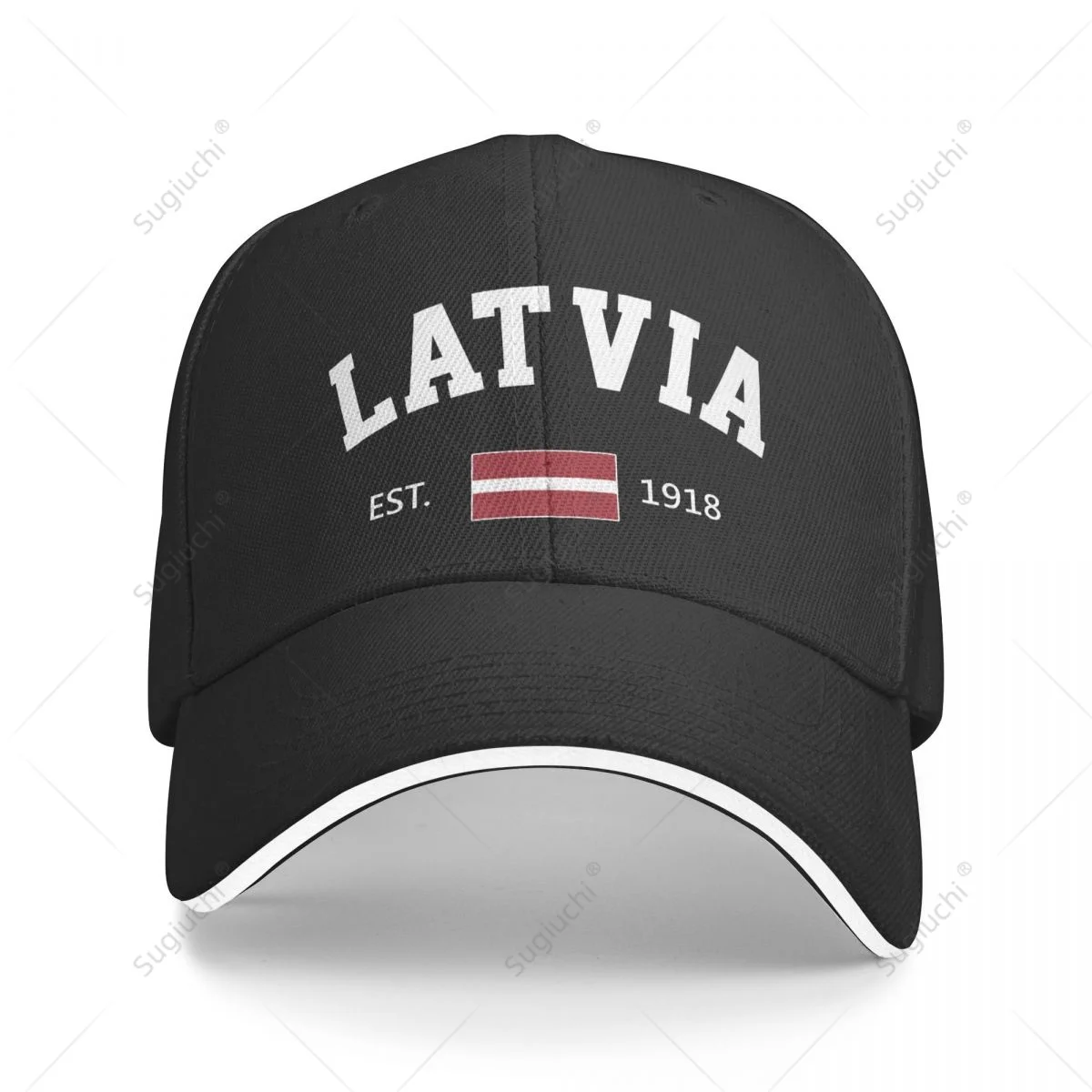 Baseball Cap Latvia EST.1918 Independence Day Men Women Unisex Hip Hop Sandwich Caps Snapback Golf Hat Fishing