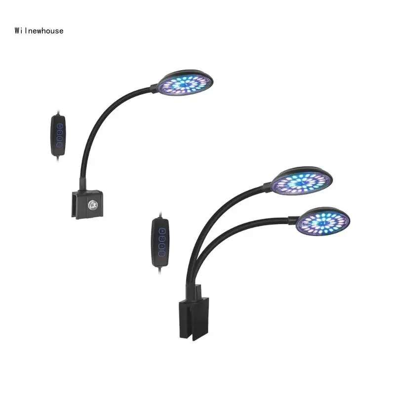 

Aquariums Light For Fish Tanks with Clip Adjustable Light Color for Fish Plant Dropship