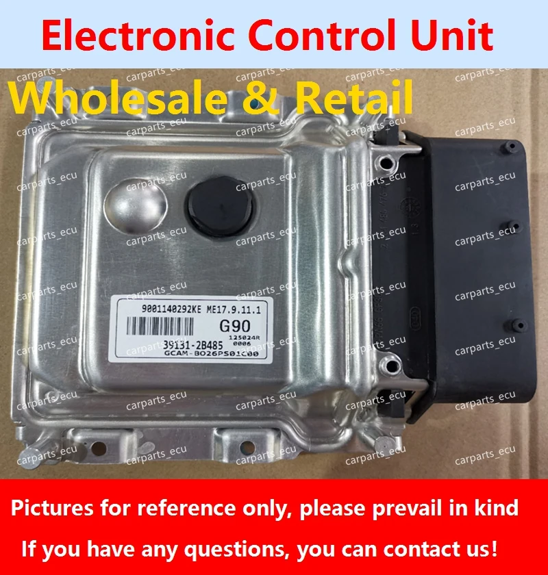 

39131-2B485 G90 For Hyundai kia rio cerato car Engine computer board ME17.9.11.1 39111-03280 BE17 ECU 39110-2BFB5 C46