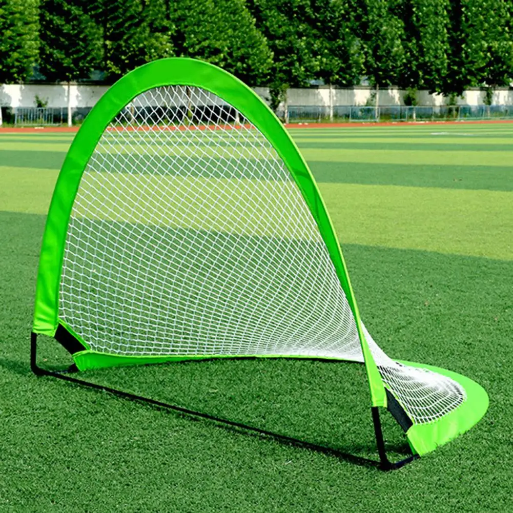 Portable Soccer Goal Foldable Soccer Goal Net for Free Kick Practice Target Training Durable Outdoor Football Shot Mesh for Kids