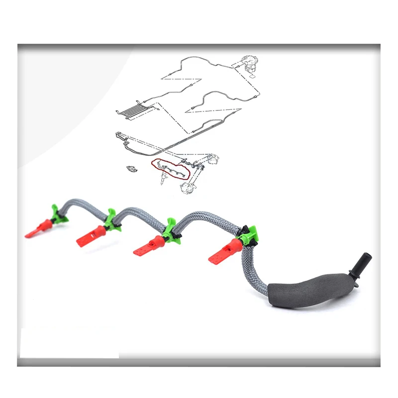 Para PEUGEOT CITROEN 1,4 1,6 HDi inyector de combustible tubo de retorno de apagado 1574JK 07-ON