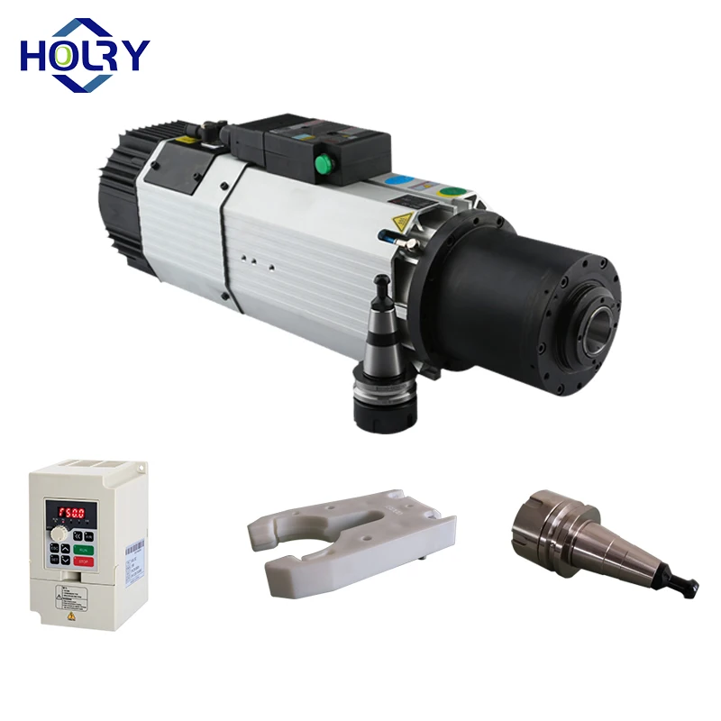 China High Speed CNC Engraving Milling 9kW ATC ISO30 HSK BT30 ER32 Spindle Motor For Cnc Router