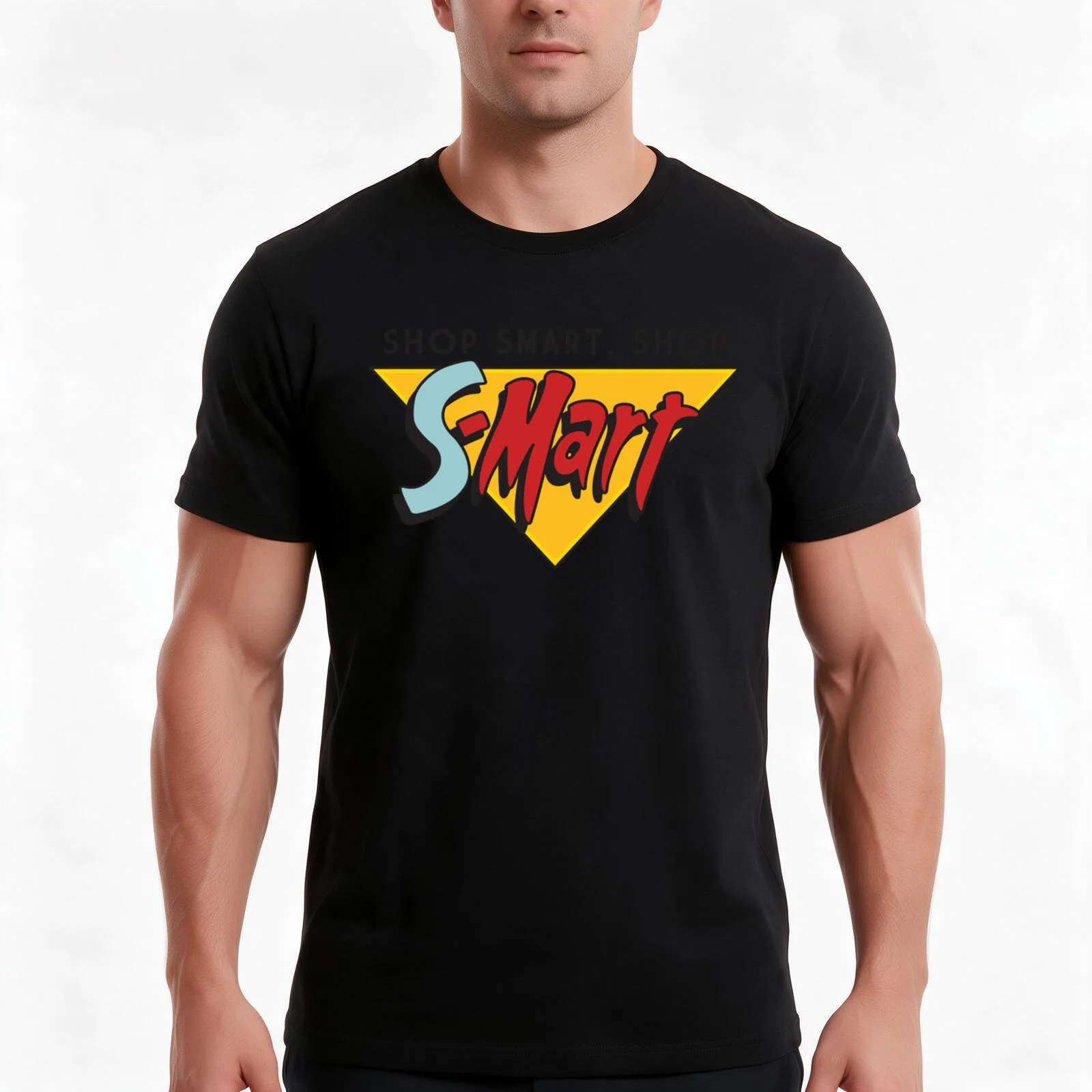 S-Mart T-Shirt Summer Casual Cotton Tee Oversized Streetwear Tops Vintage Graphic Print Loose Fit Short Sleeve 100% Cotton