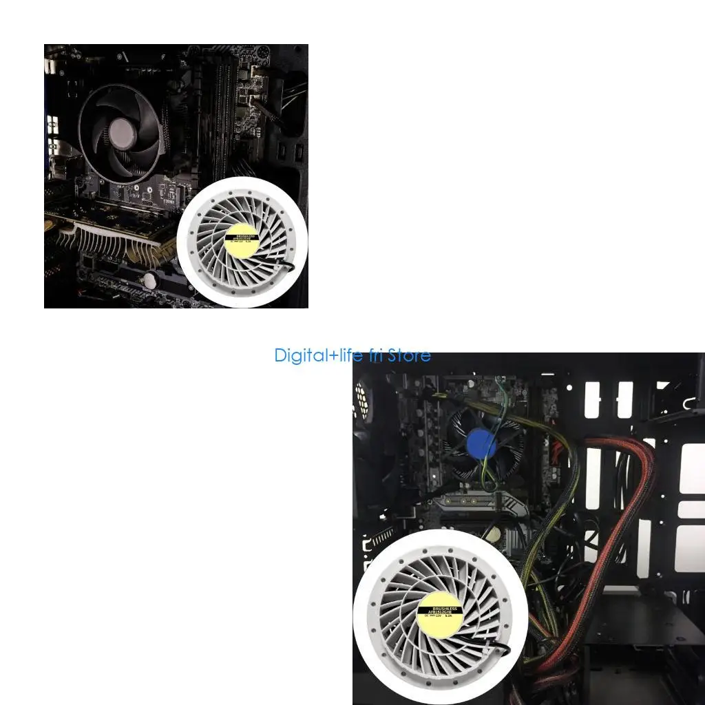 E06D Heavy Duty 12V Cooling Fan for Inflatable Costumes Providing Strong Wind to Maintain and Enhances Wearer Comfort