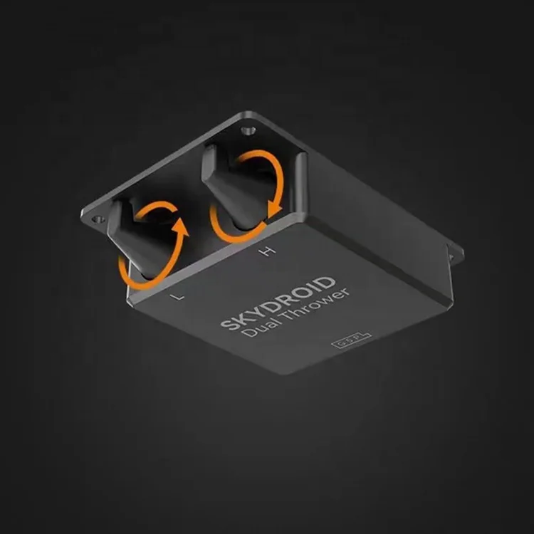 For SKYDORID remote control aircraft model multi-axis aircraft payload drone thrower dual channel 2KG weight 40g small volume