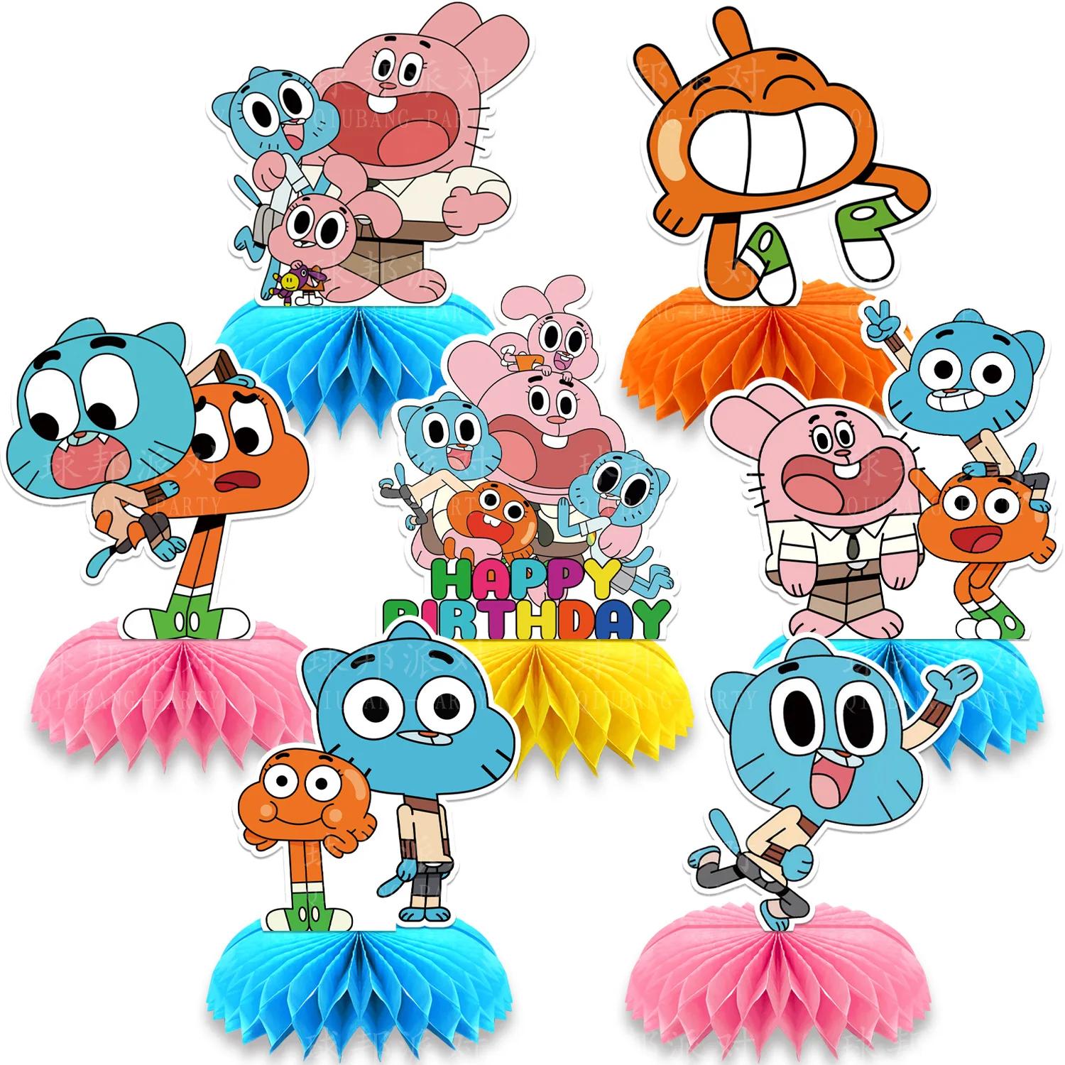 

Удивительный мир Гамбола, товары для дня рождения, мультяшный реквизит, Анаис Дарвин, украшение для стола, подарок