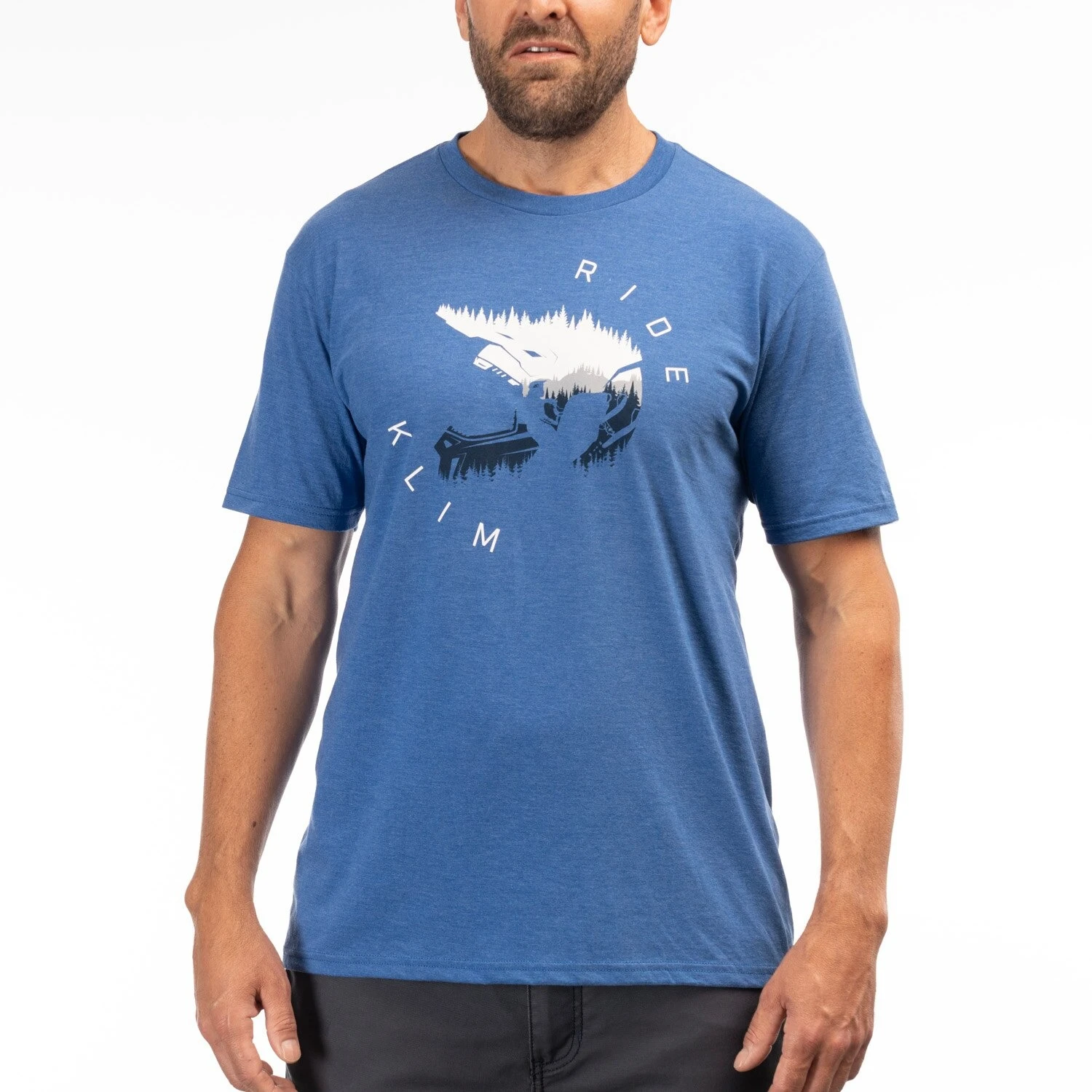 2026 Ride Tri-blend Tee - Men's T Shirt _ KLIM Cotton Graphic Printing High-end Luxury Unisex Style Both of Men and Women