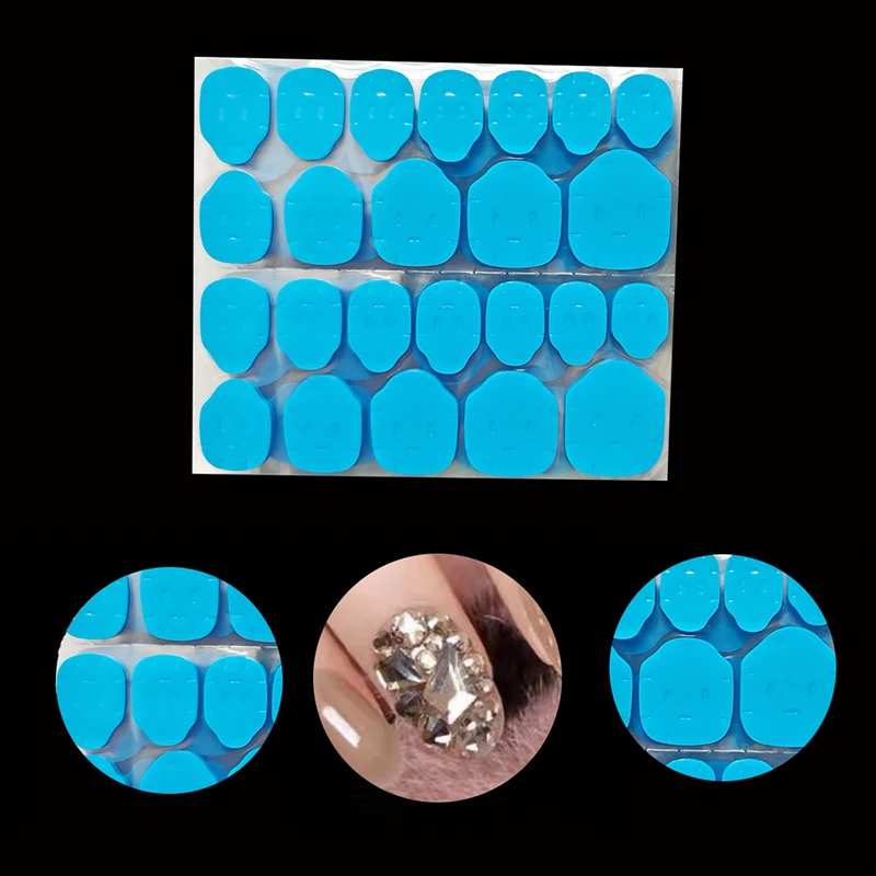 240 pz M/L formato Double Sided False Nail Art nastro adesivo colla adesivo suggerimenti fai da te unghie finte acrilico Manicure Gel strumenti di trucco