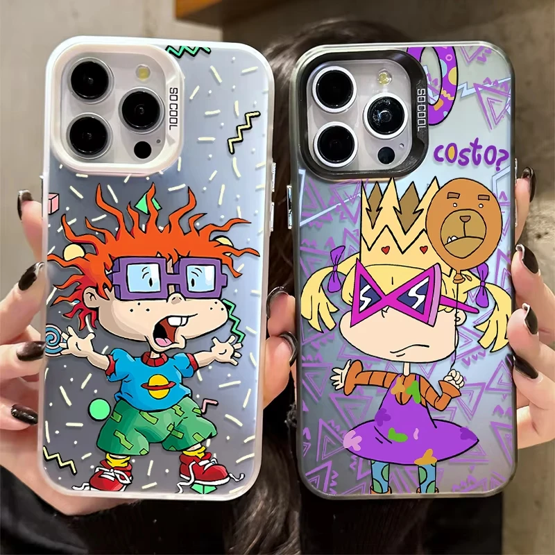 حافظة لهاتف آيفون 17 16 15 14 13 12 11 Pro Max X XR 16E 16 Plus 17 غطاء مضاد للصدمات