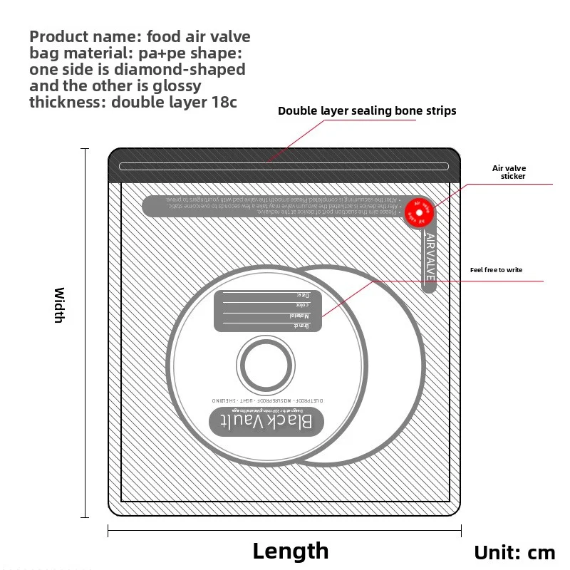 ثلاثية الأبعاد ترقية الأسود خيوط حقيبة التخزين PLA ABS PETG حقيبة فارغة مجفف Safekeep الرطوبة مقاومة أكياس الختم إبقاء خيوط جافة #3