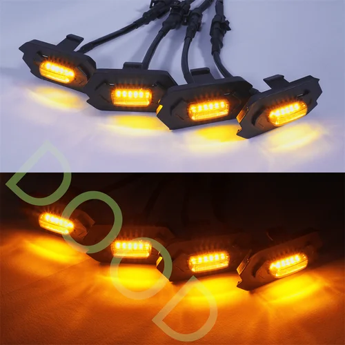 Imagen 2 del producto Parrillas delanteras de carreras DooD, luces Led para Ranger T9 2023 + Wildtrack, parrilla Led, luces antiniebla delanteras, luces ámbar, accesorios para automóviles