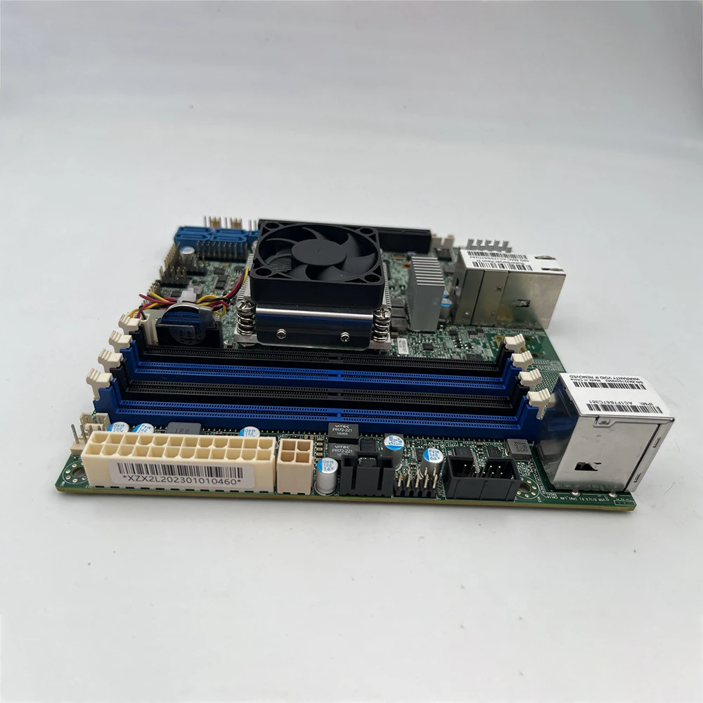 Imagem -06 - Motherboard Original do Servidor para Nas Teste Perfeito Boa Qualidade Supermicro X10sdv4c-tln2f X10sdv-4c-os017 Itx Xeon D1521