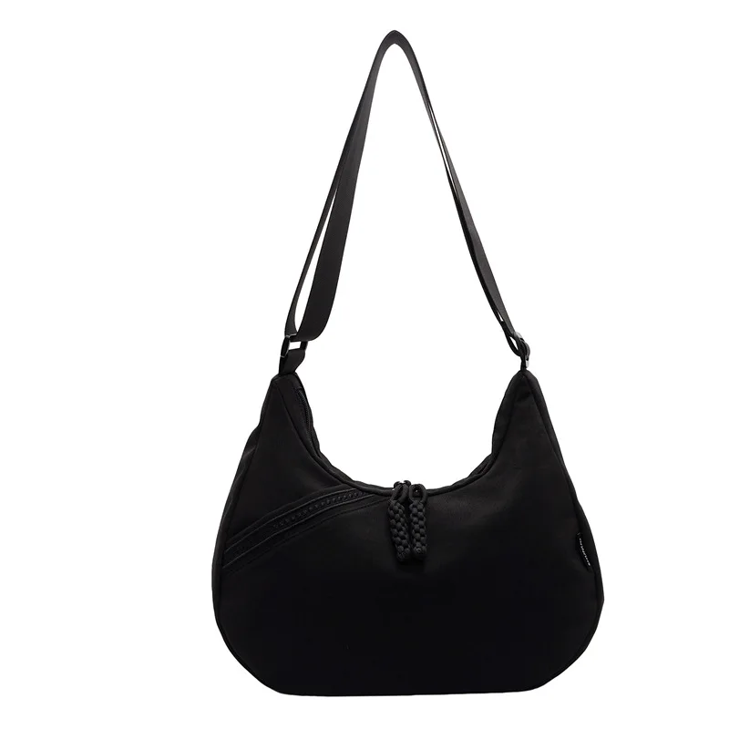 New Large-capacity Dumpling Bag Lightweight and Versatile Dumpling Bag Fashion College Style Messenger  Portable Student Bag image 5
