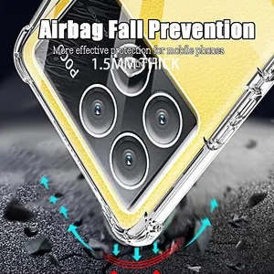 Transparentes Stoßdicht für Xiaomi, TPU -Silikon -Heckabdeckung, Xiaomi Poco X6 Pro, M6, M5, M4, F5, F3, X4, X3, X5, C65, M5S, M4 Pro, 4G, 5G Hauptverkauf Batterie BMW X4 - №5