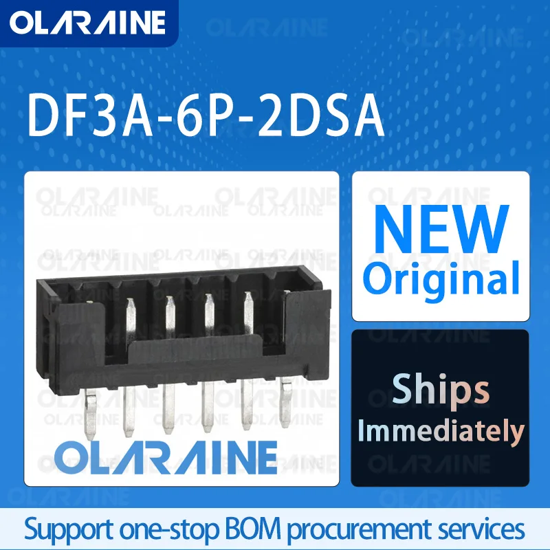 

50/200/500Pcs DF3A-6P-2DSA 100% brand new original микросхема Headers and wire housings Connector 6 Position 3 А