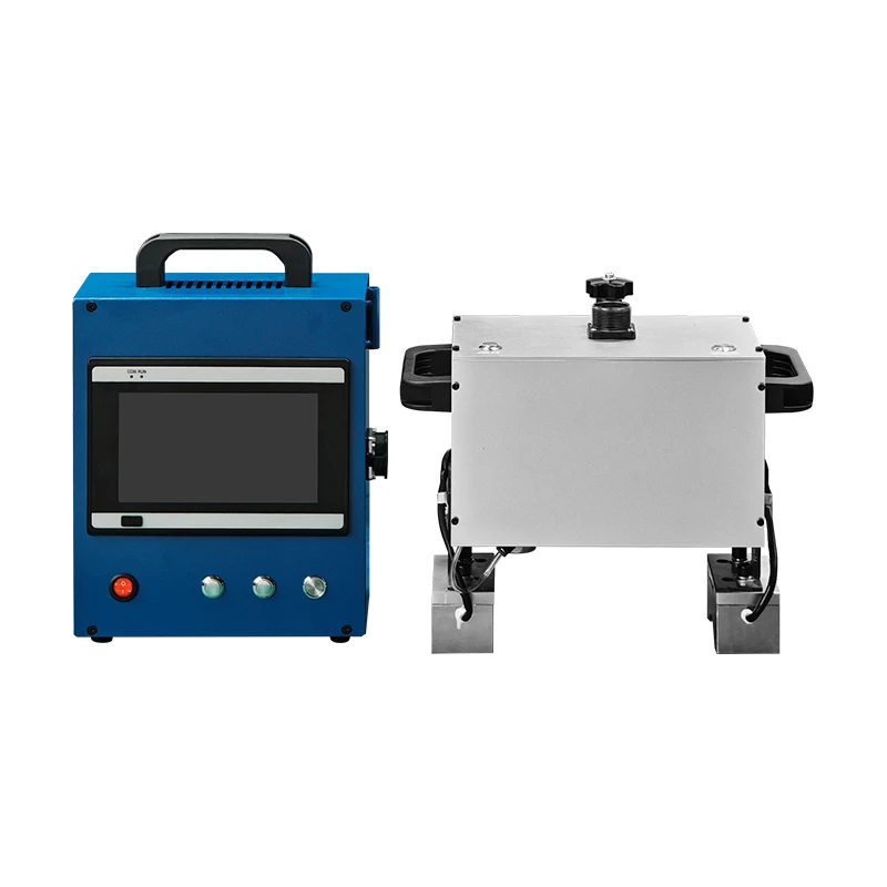 Handheld Dot Peen Marking Machine 0.02-0.04mm Repeat Accuracy Maquina De Marcado for Metal Steel Pipe Round Engraving