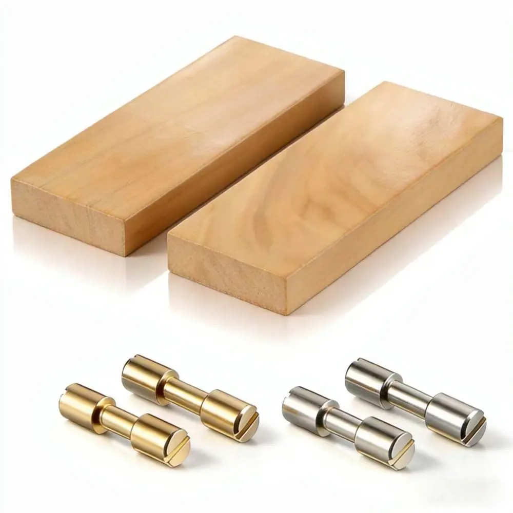 Stainless Steel Brass Rivets Kit For Handle Making Repair Hardware Accessories Tight Fitting Pins Components