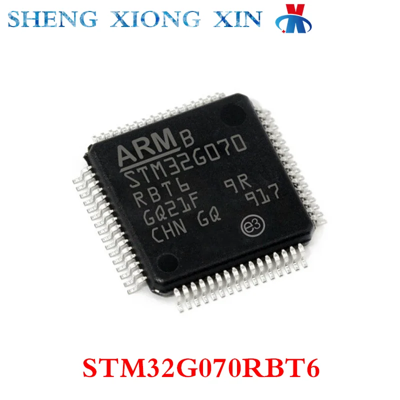 

5pcs/Lot 100% New STM32G070RBT6 LQFP-64 ARM Microcontrollers - MCU STM32G070 Integrated Circuit