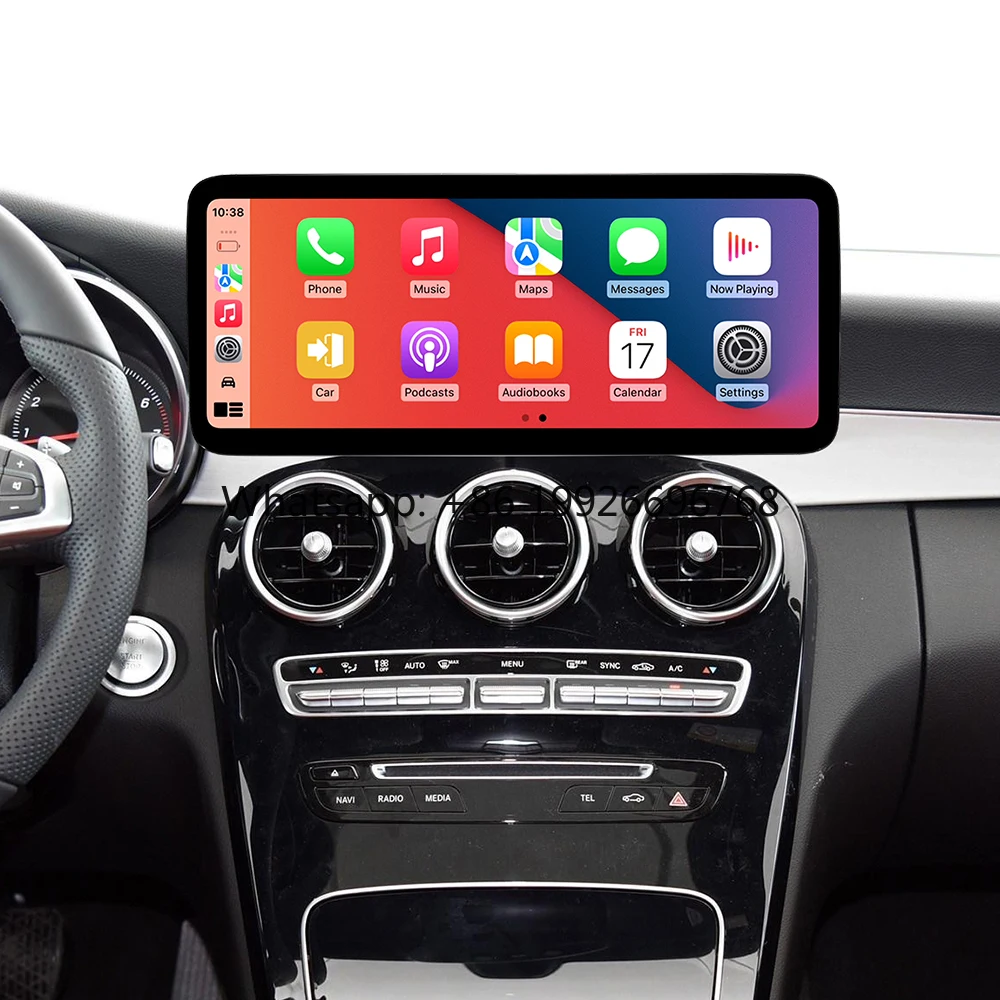 

New 12.3" Snapdragon 680 8Core Narrow bezel 2K LQED Screen Android14 Carplay For benz C V Class W205 W447 GLC 2015 2018 Audio BT