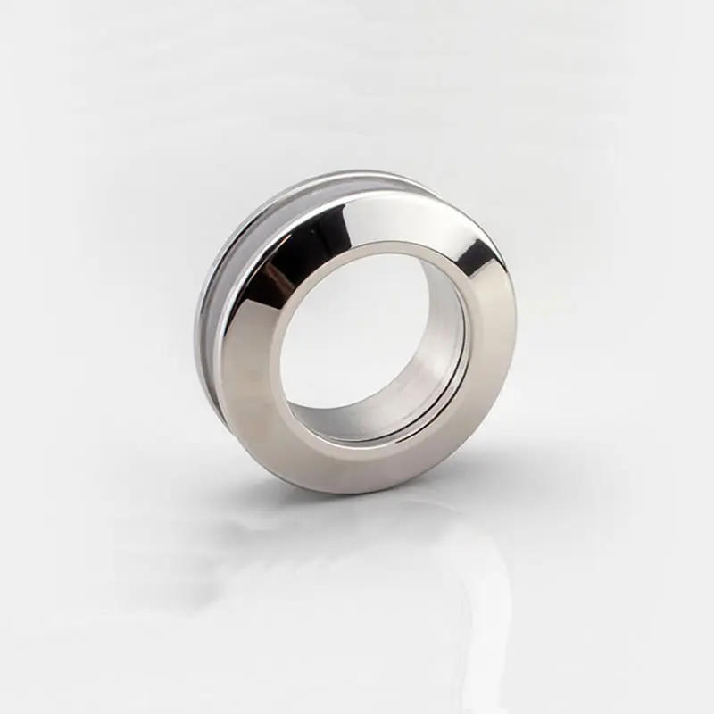 304 Stainless Steel Round Handle Middle Hollow Sliding Glass Door Bathroom Glass Invisible Sliding Door Handle Hardware