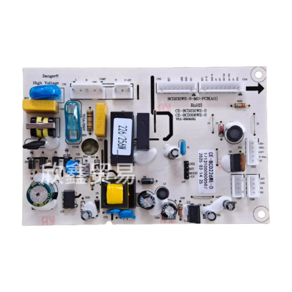 Nouveau pour réfrigérateur Midea BCD-196WE/256W/226WE-D carte mère de contrôle 17131000000507 carte d'ordinateur 308WE carte d'alimentation