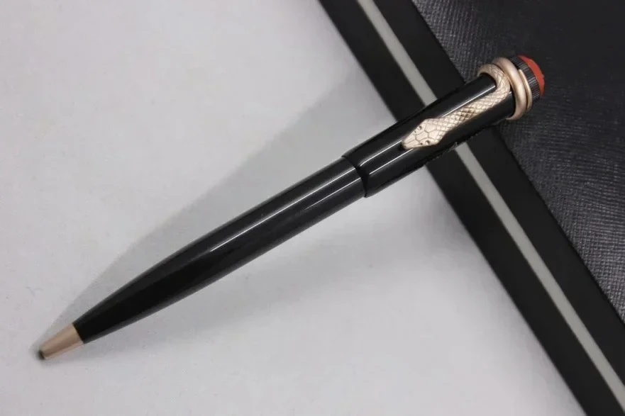 

Роскошная новая шариковая ручка MB на 2025 год с зажимом для змеи, офисные перьевые ручки, подарки серии Heritage