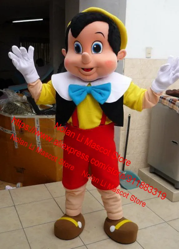 Hot Sale EVA Material Boy Mascot Costume Cartoon Suit Birthday Party Masquerade Cosplay Advertising Game Adult Holiday Gift 950