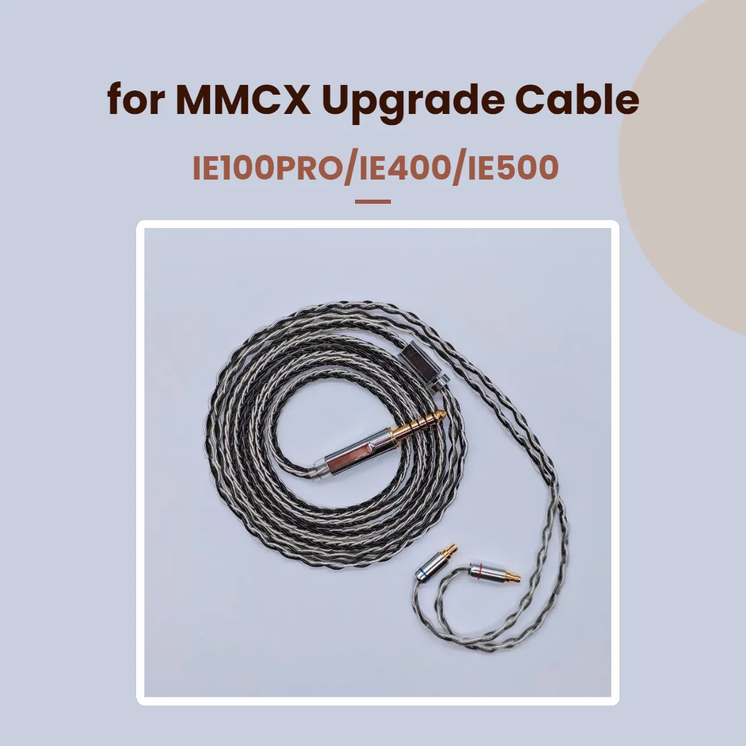 

for Sennheiser IE100PRO/IE400/IE500 Upgrade Cable 8 core OCC Plated, 2.5mm/4.4mm Balanced Cable with MMCX Connectors