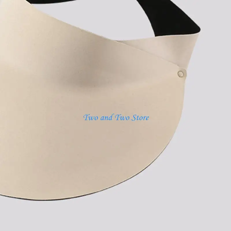 

HX6F Sun Visors for Women Men Wide Brim Sun Hat Open Top Beaches Hat Sun Protections