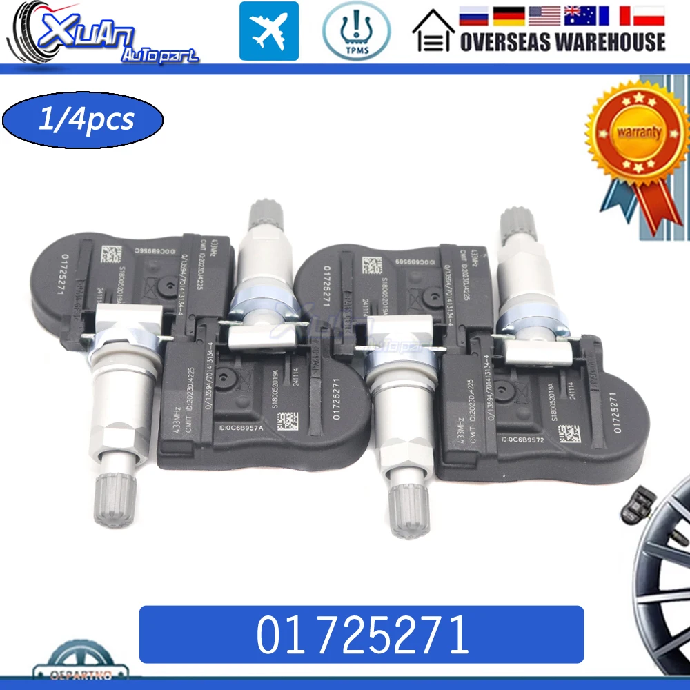 NEW Car TPMS Tire Pressure Monitoring System Sensor for Geely-atlas Emgrand X7 Sport 2020 433Mhz 13327259 01725271