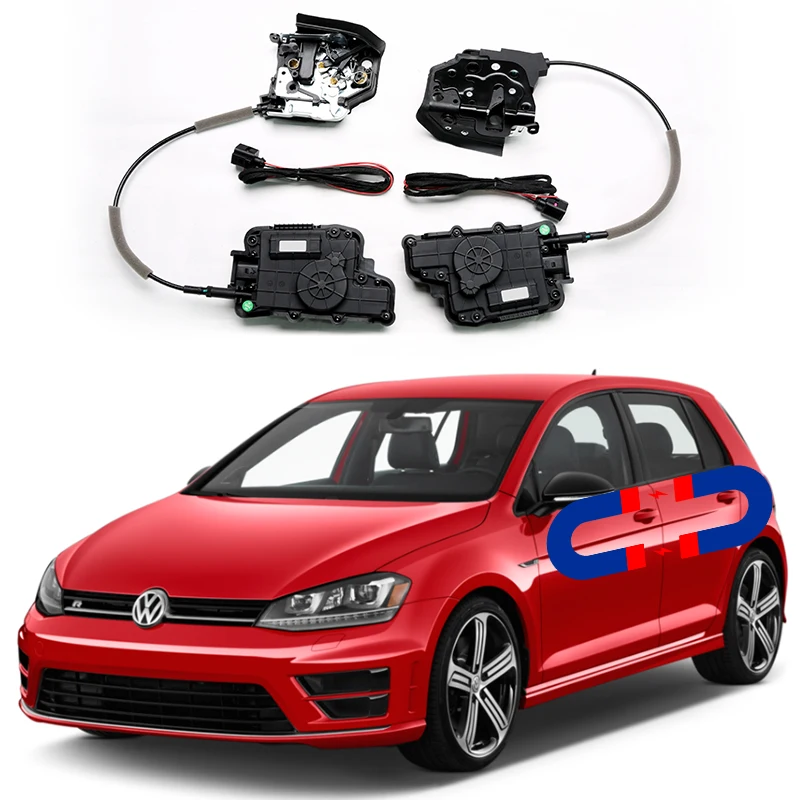 For Volkswagen Golf Electric suction door refitted automatic locks Car accessories Soft Close accessory tools VW