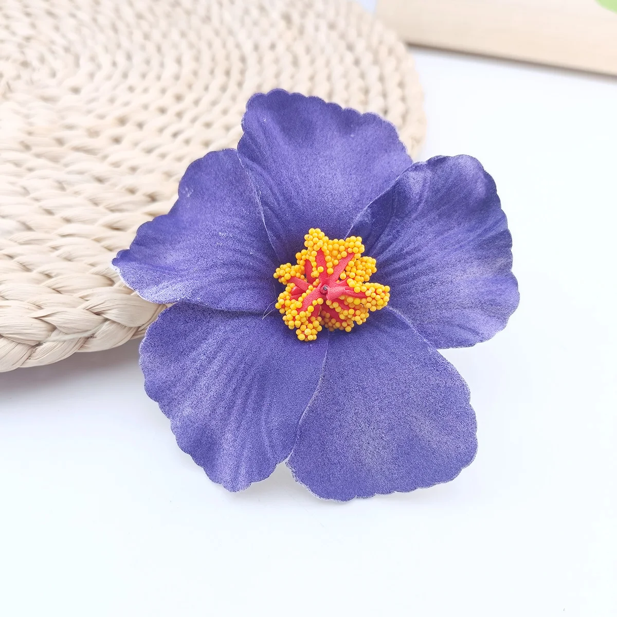 1/2/4/9 Stück Hawaiianische Blumen-Haarspangen für Frauen und Mädchen, romantische Bohemian-Blumen-Seitenpony-Clips, BB-Haarspangen, Haar-Accessoires – Detail 13