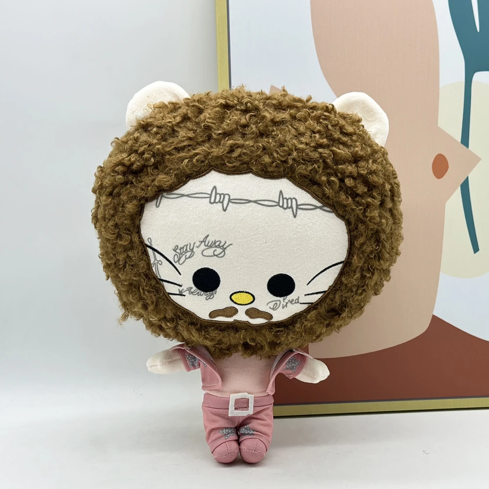 Explosive Head Pink Suit Cat Plush Doll Creative Design Soft, Comfortable, Cute, Fun, Accompanying, Soothing