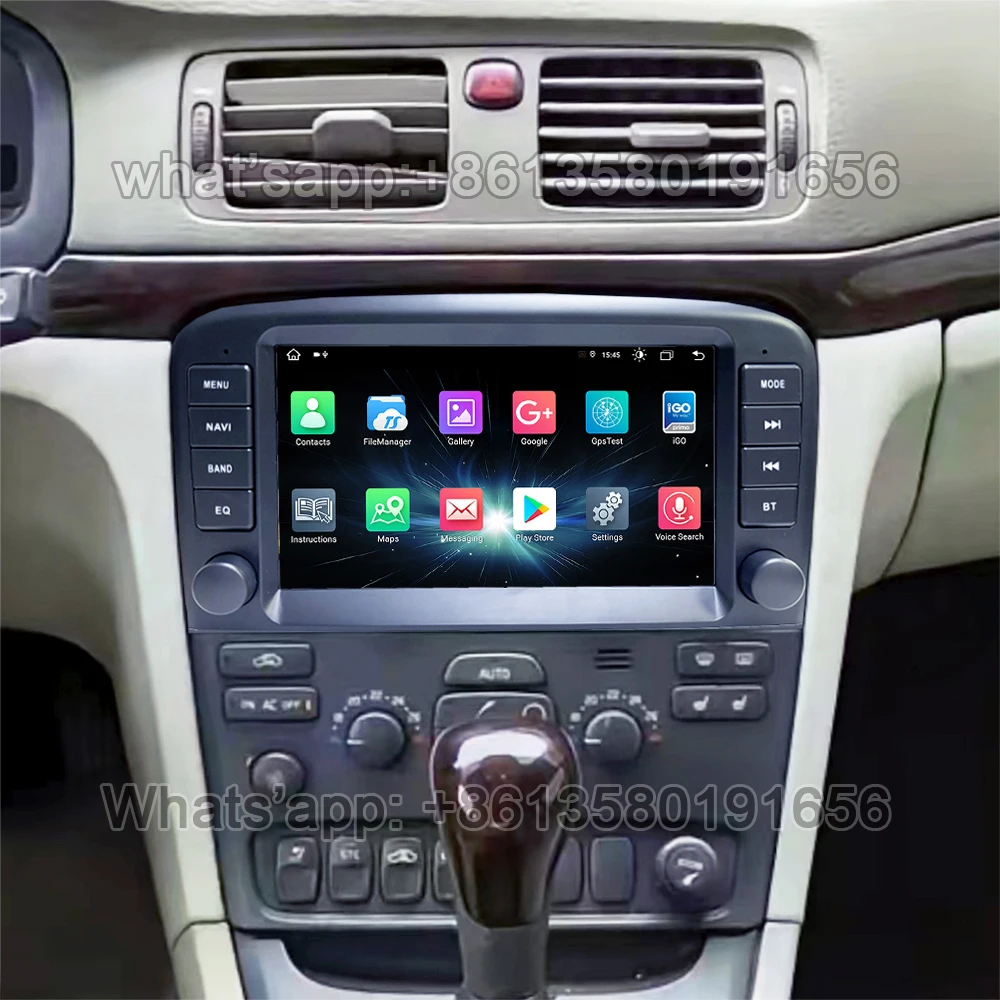 For Volvo S80 1998 1999 2000 2001 2002 2003 2004 2005 2006 Android Multimedia Player Navigation GPS DVD Tape Recorder Car Radio