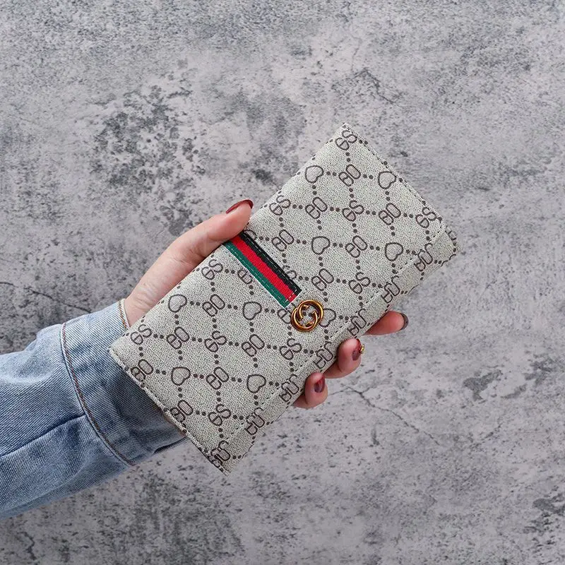 محفظة نسائية أنيقة بمقبض طويل مع مشبك كلاسيكي وحامل هاتف عصري للسيدات #3