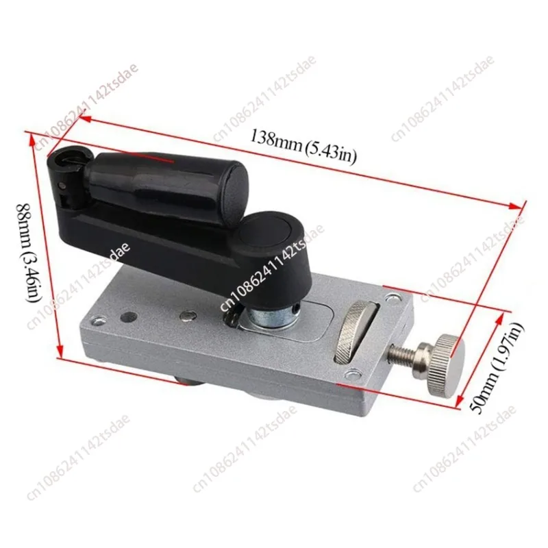 Wire Bending and Straightening Ergonomics Crank Handle Design with Adjustable Thumbwheel Guitar Bender for Guitar Luthiers