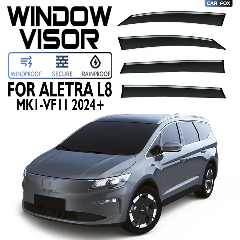 

For Aletra L8 2024+ Car Window Visor Awning Shelters Windshield Side Window Rain Guard Shade Auto Accessories Body Kit