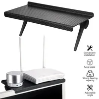 Adjustable TV Screen Top Shelf Rack Computer Monitor Desktop Display Stand Storage Computer Office Multi-functional Organizer