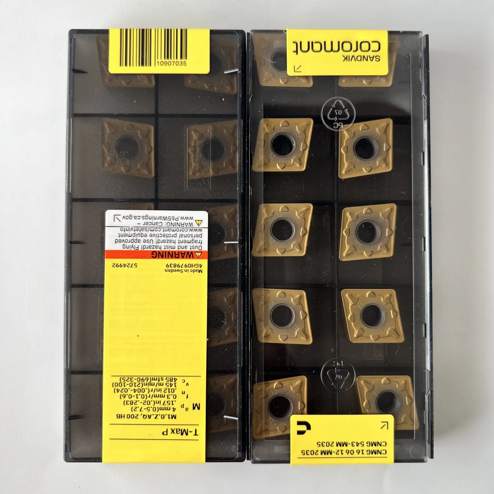 

SANDVIK / CNMG160612-MM 2035 / Оригинальные шведские твердосплавные пластины, 10 шт.