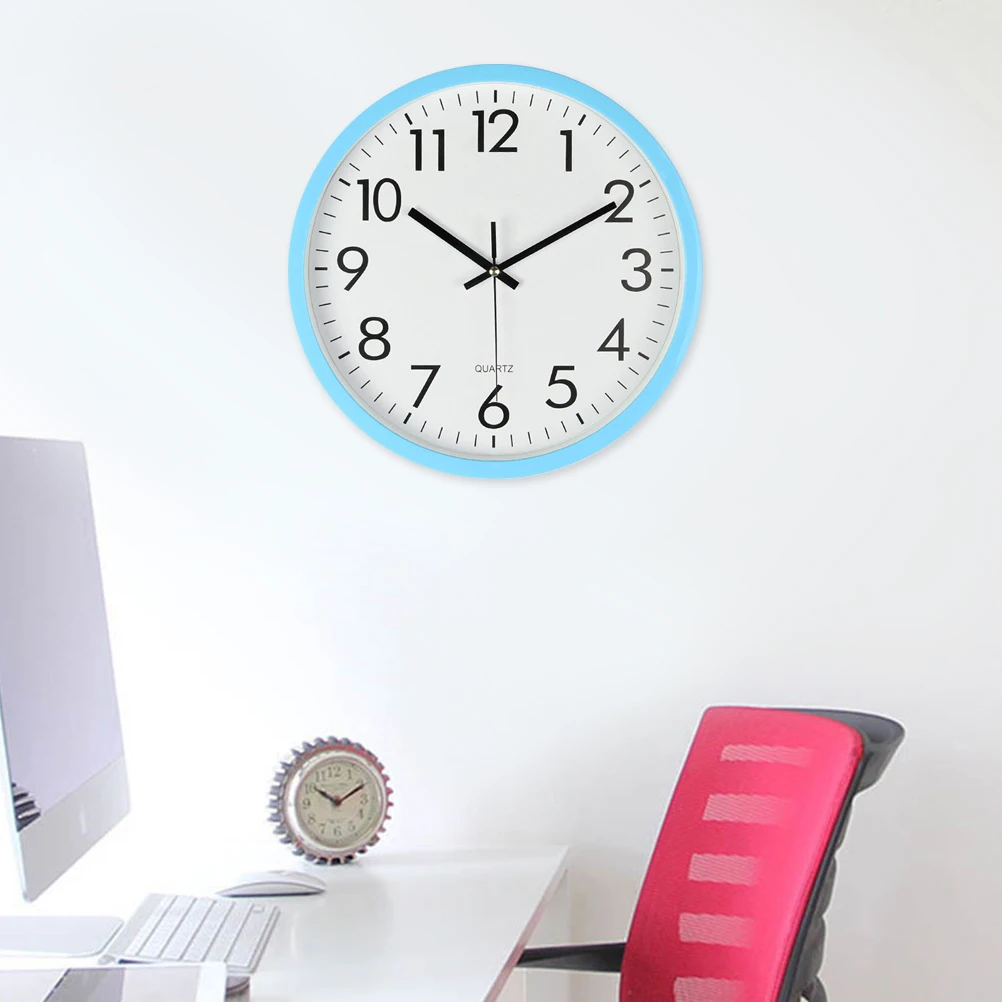 

Wall Hanging Clock 10Inch Silent Decorative Vintage Design Quiet Ticking Free Household Wall Clock For Bedroom Living