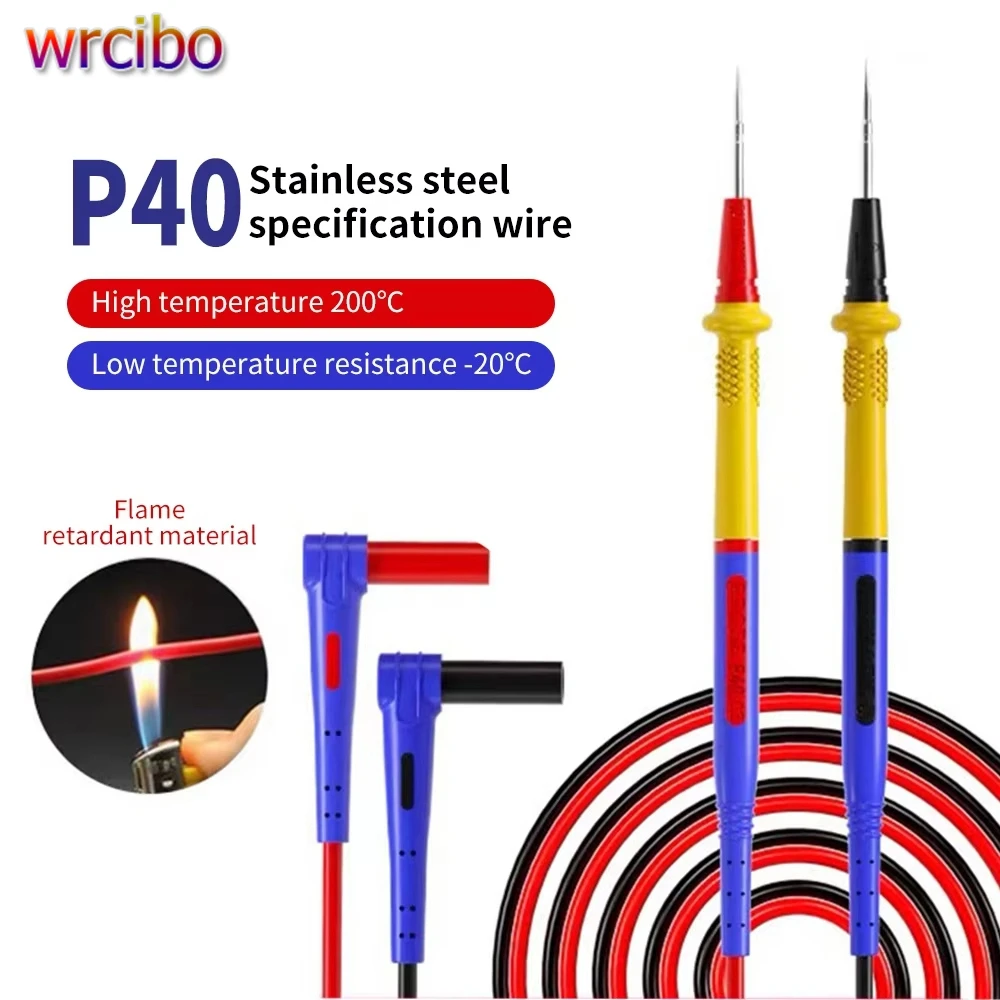 Mechanic P40 Multimeter Test Leads Universal Cable 1000V / 20A 0.2mm Measuring Probes For Multi-Meter Tester Wire Tips Wire Pen