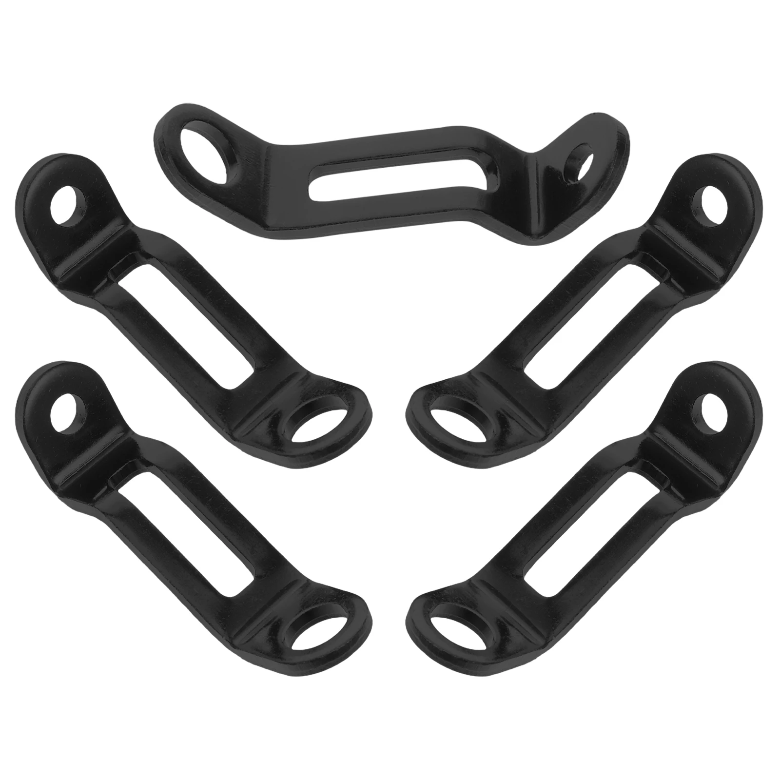 

5 Pcs Motorcycle Mount Bracket Front Brake Reservoir Guard Universal Brake Fluid Bottle Round Cylinder Pump Rack ABS Parts Oil