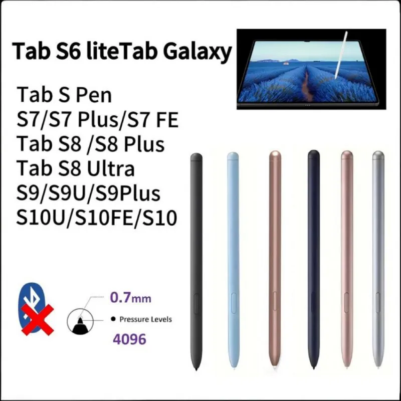 For Stylus Pen Samsung Galaxy Tab S7/S7+/S7 Ultra/& S8+/S8 Ultra/S8U&S9/S9+/S9 Ultra/S9 FE/S9 FE+ & Tab/S10/S10 Ultra/S10U/S10FE