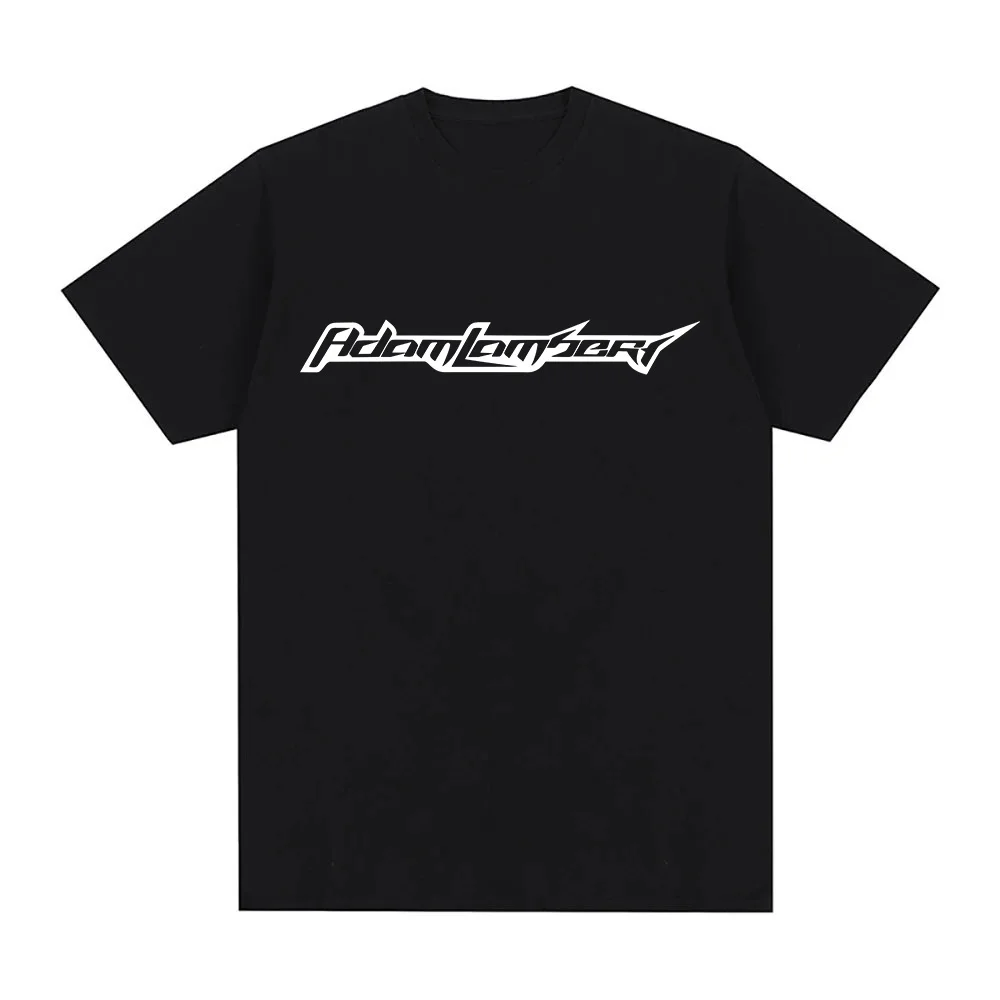 Adam Lambert T-Shirt High Quality Cotton O-neck Tee-shirt Comfortable Short Sleeve for Summer Tees Roupas Femininas Unisex Tops
