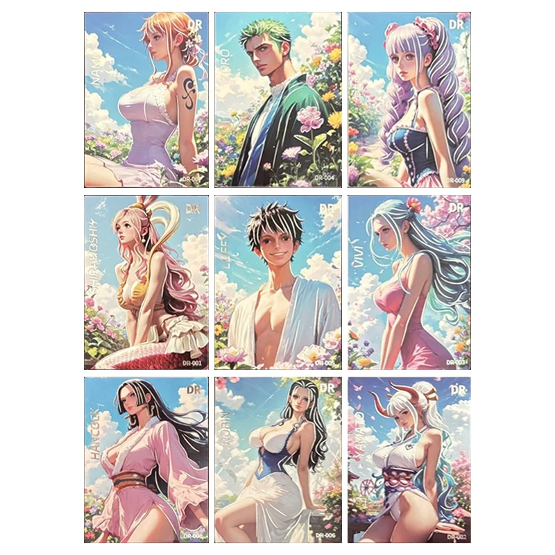 

Japanese Anime One Piece Dr Xb Ur Monkey D. Luffy Nico Robin Yamato Collectible Cards Christmas Birthday Gifts Children's Toys