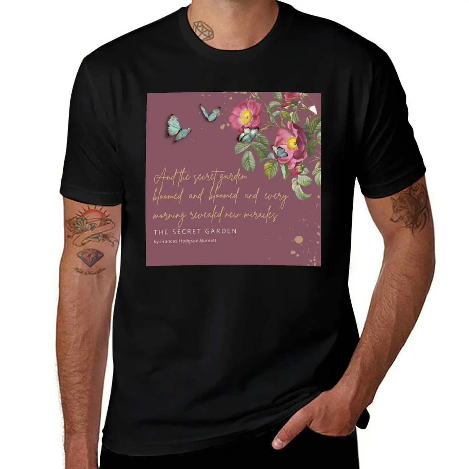 Les miracles du jardinage - Citation de The Secret Garden de Frances Hodgson Burnett T-shirt de protection UV pour l'extérieur